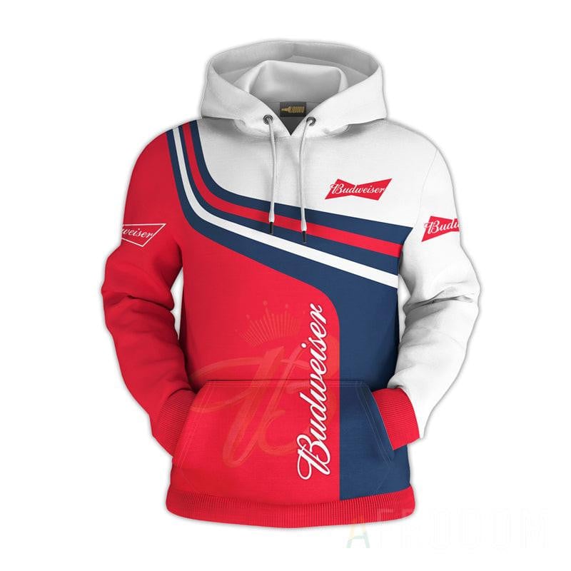 Budweiser Beer Hoodie And Zip Hoodie, Gift For Fan 3d All Over Print Shirt Hoodie