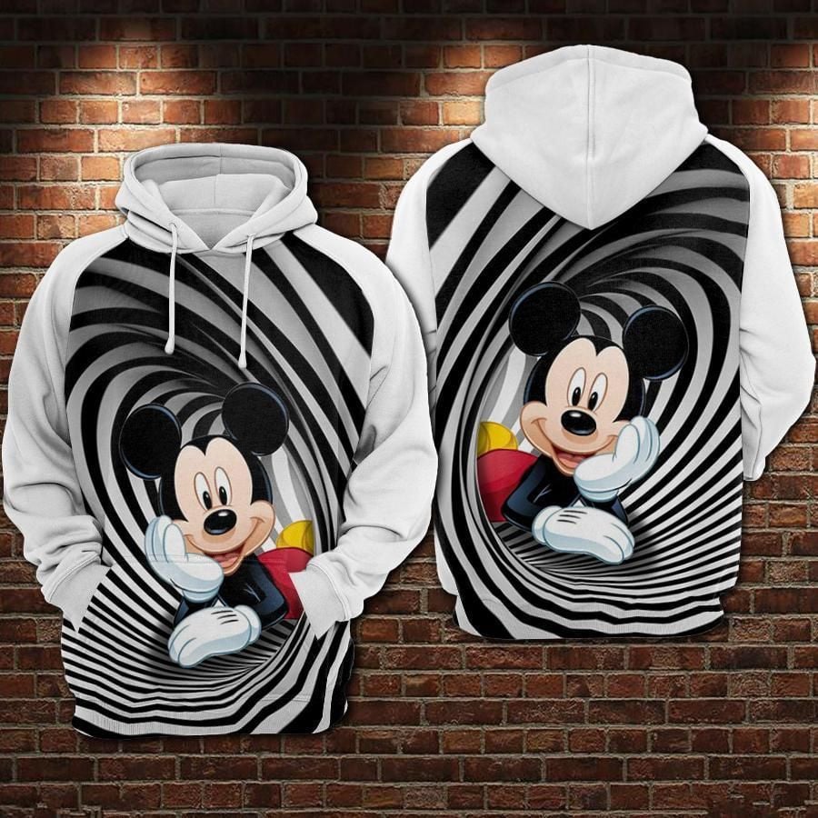 Mickey Mouse Movies Disney Over Print 3d Hoodie Zip Hoodie 365