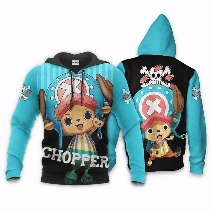 Tony Tony Chopper One Piece Anime Manga For Men And Women 3d Hoodie Zip Hoodie