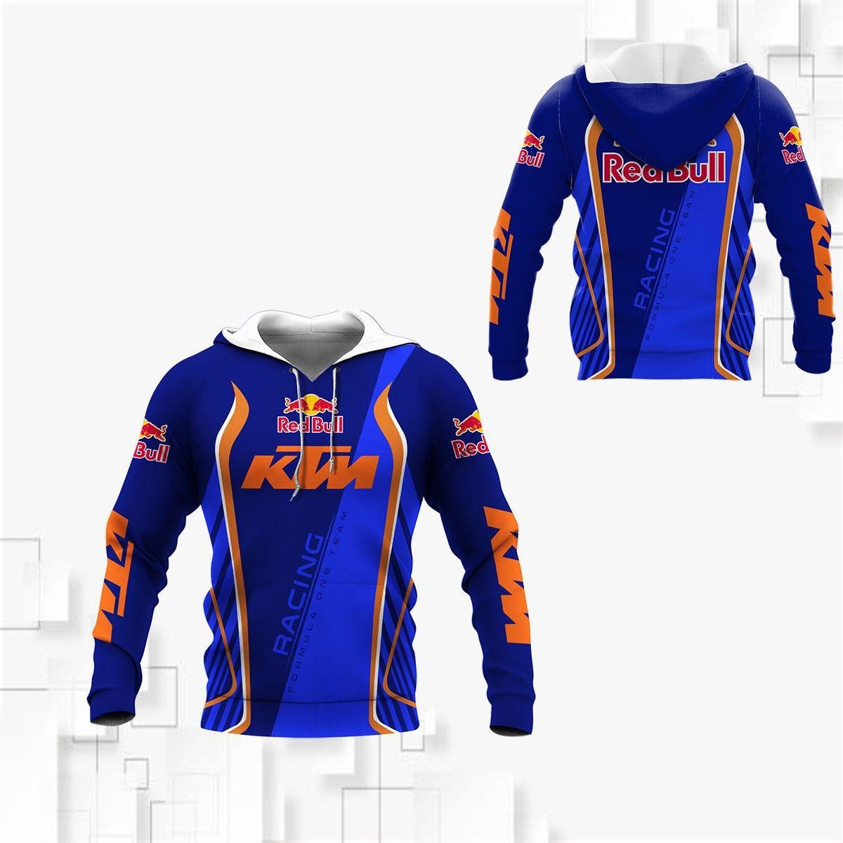 Red Bull Ktm Factory Racing F1 8k76 Fan Gift 3d Zip Hoodie Hoodie Ii0