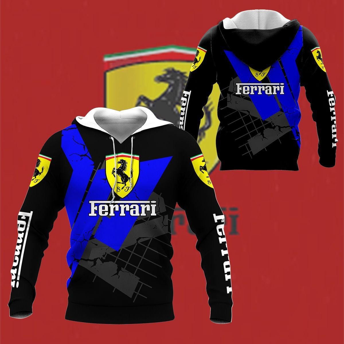 Scuderia Ferrari Luxyry Racing Car F1 8k141 Fan Gift 3d Zip Hoodie Hoodie Ii0