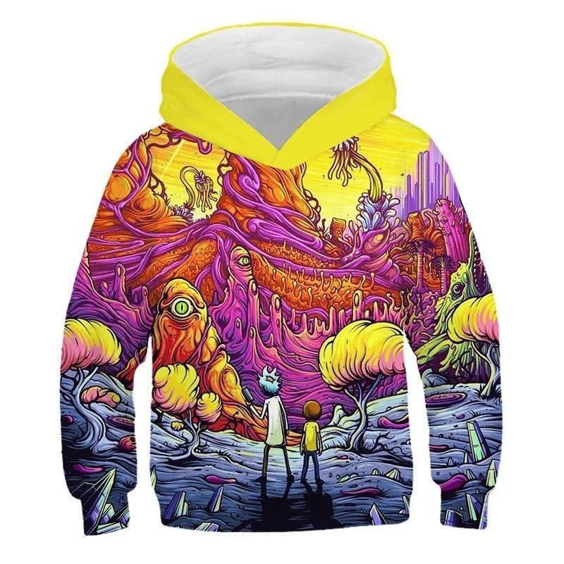 Rick And Morty Gift For Men And Women Over Print 3d Hoodie Zip Hoodie 916