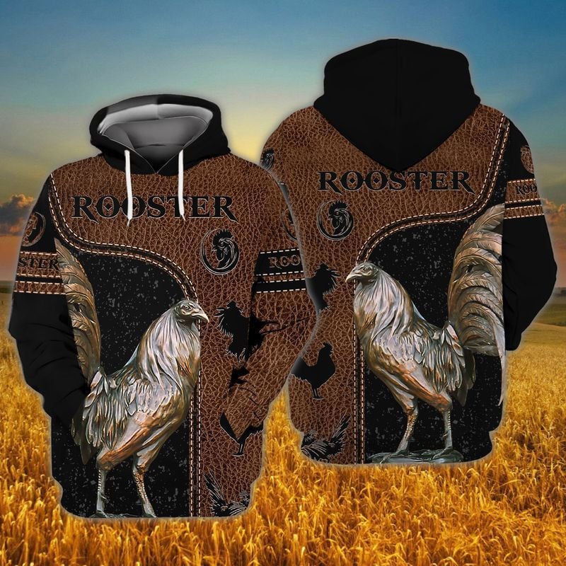Rooster For Men And Women 3d Hoodie Zip Hoodie
