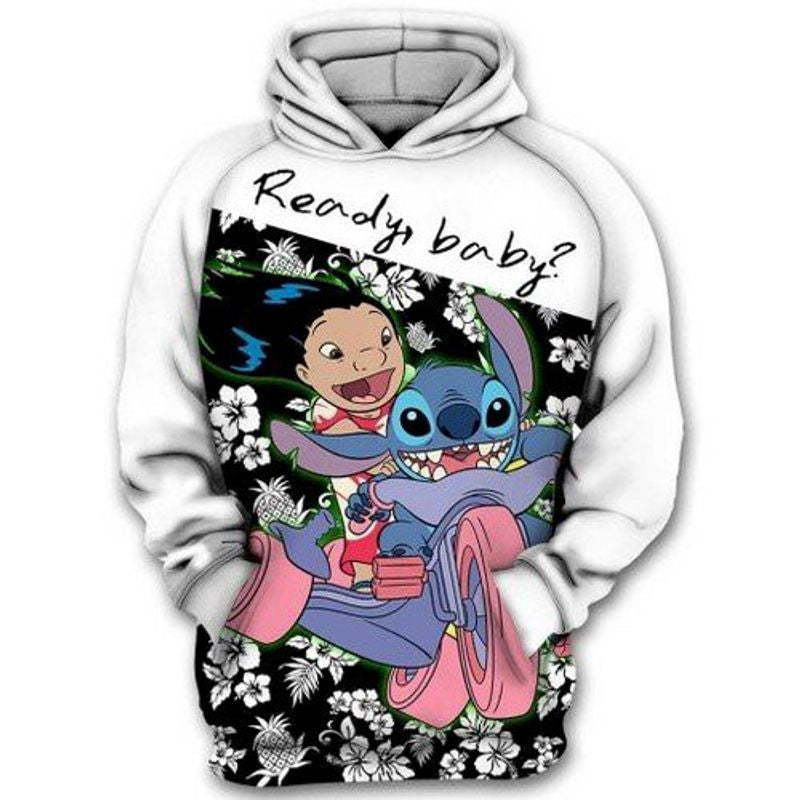 Lilo And Stitch Disney All Over Printing 3d Hoodie