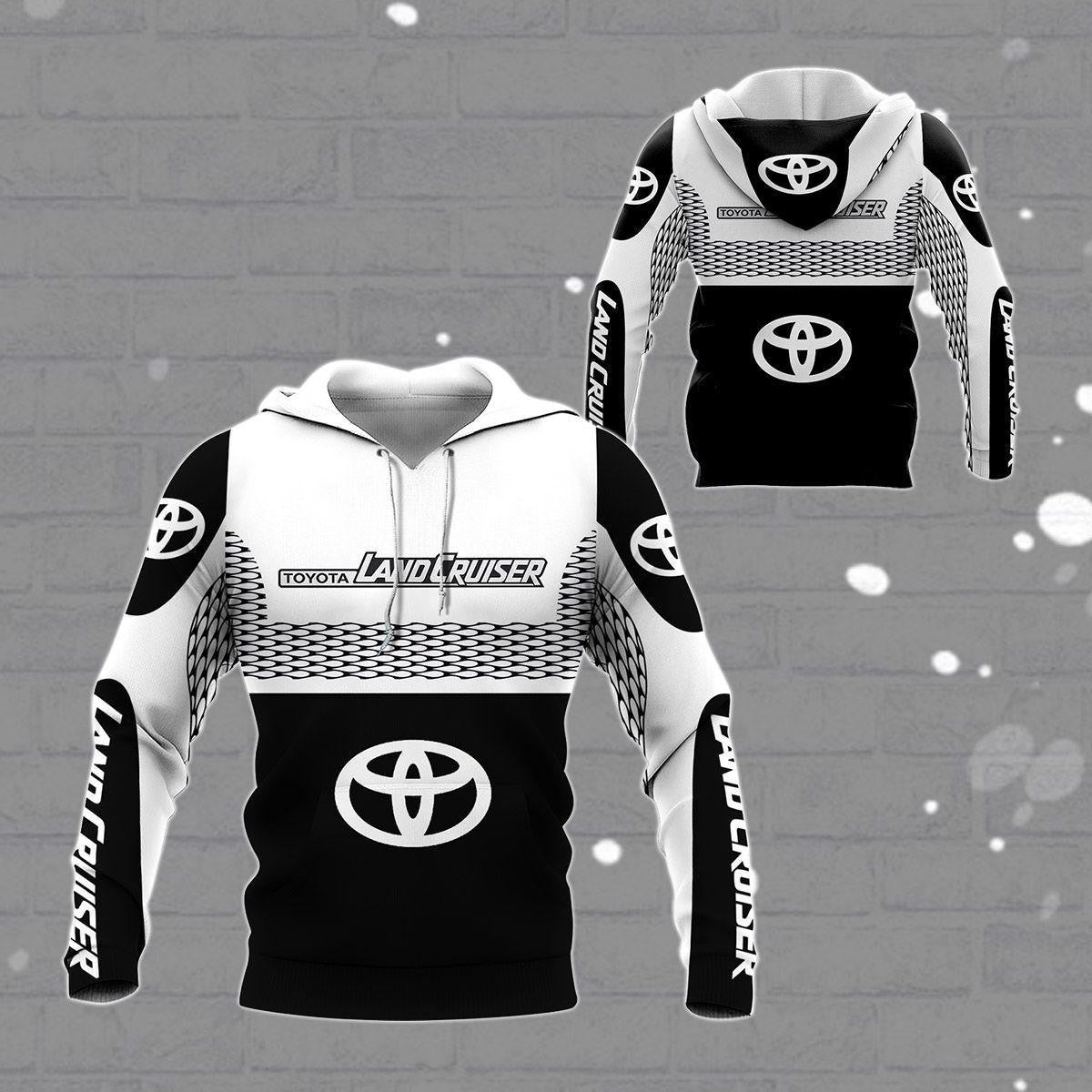Toyota Land Cruiser Shirt Fan Gift 431, Stylist Unisex 3d Hoodie Zip Hoodie