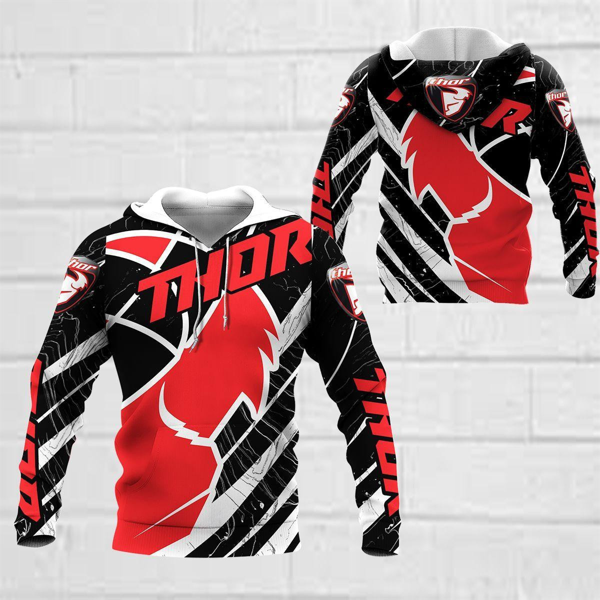 Thor Racing 8k49 Fan Gift 3d Zip Hoodie Hoodie Ii0