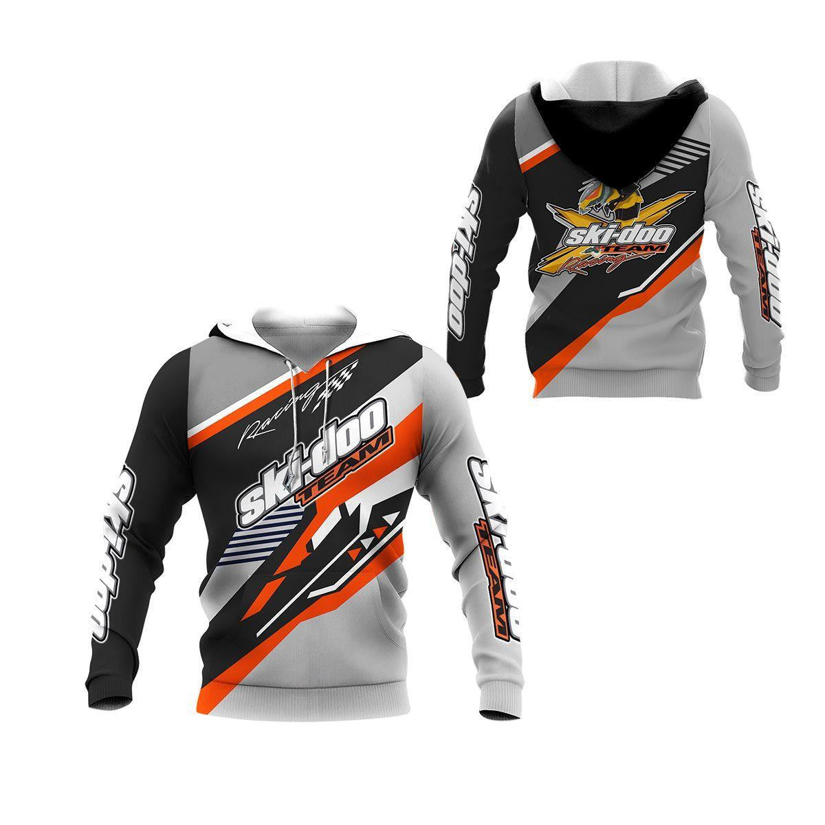 Ski-doo Racing Team 7k762 Fan Gift Zip Hoodie Hoodie Ii0