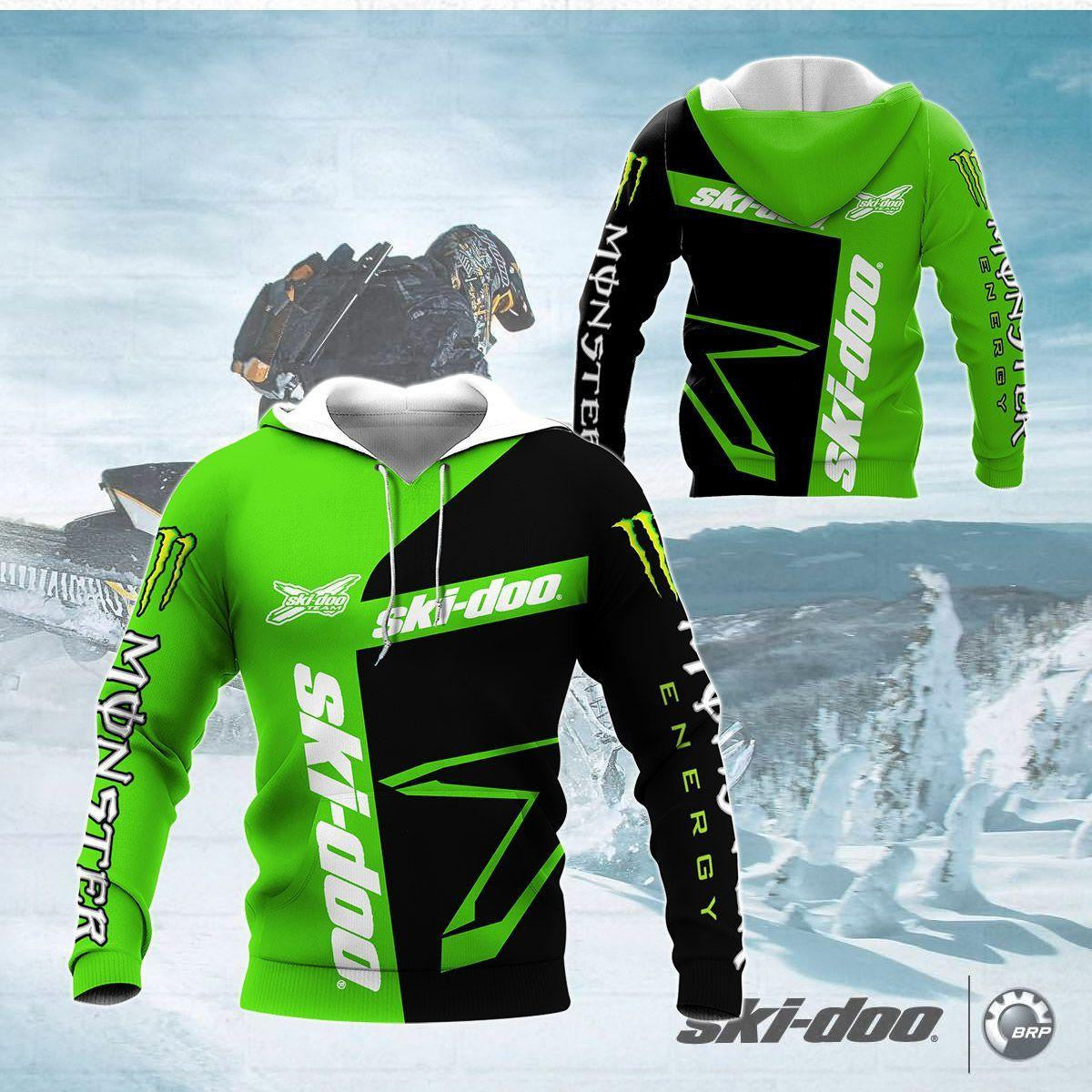 Ski-doo Racing Team 7k758 Fan Gift Zip Hoodie Hoodie Ii0