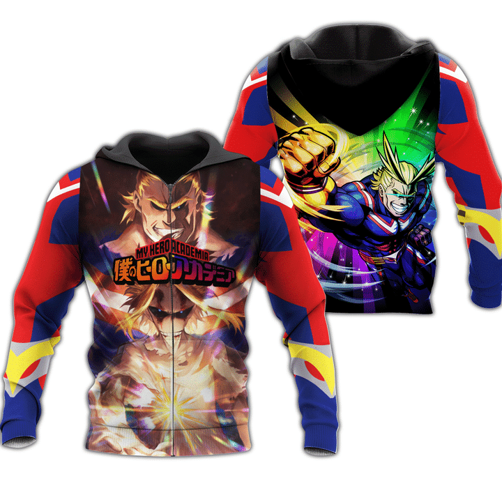 Toshinori Yagi My Hero Academia Anime Manga For Men And Women 3d Hoodie Zip Hoodie
