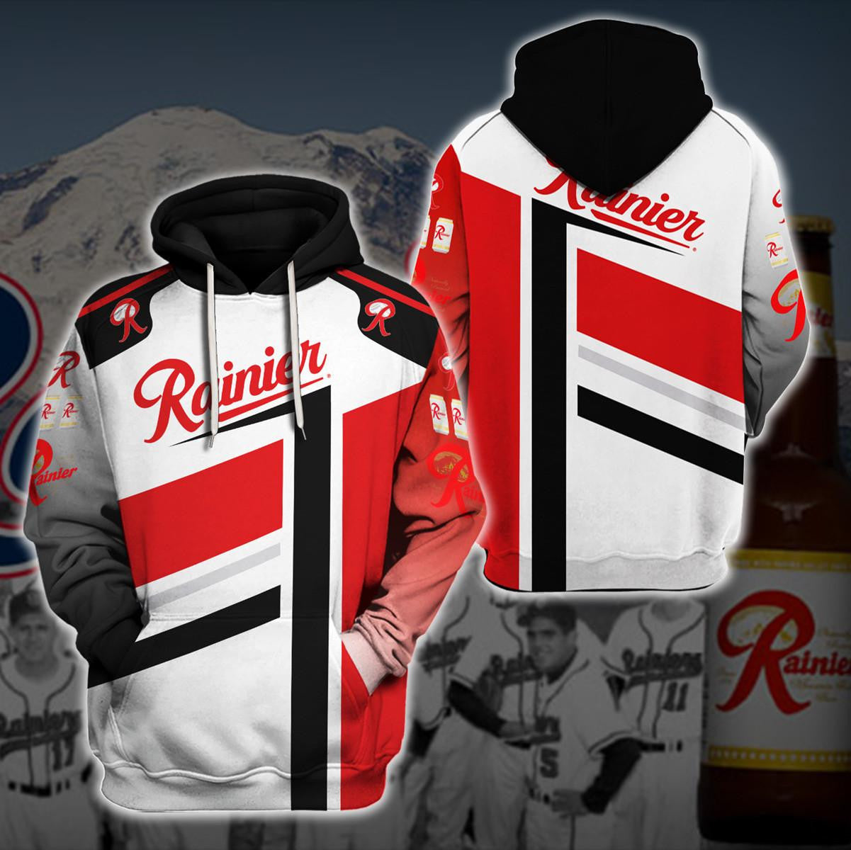 Rainier Beer 3d Hoodie