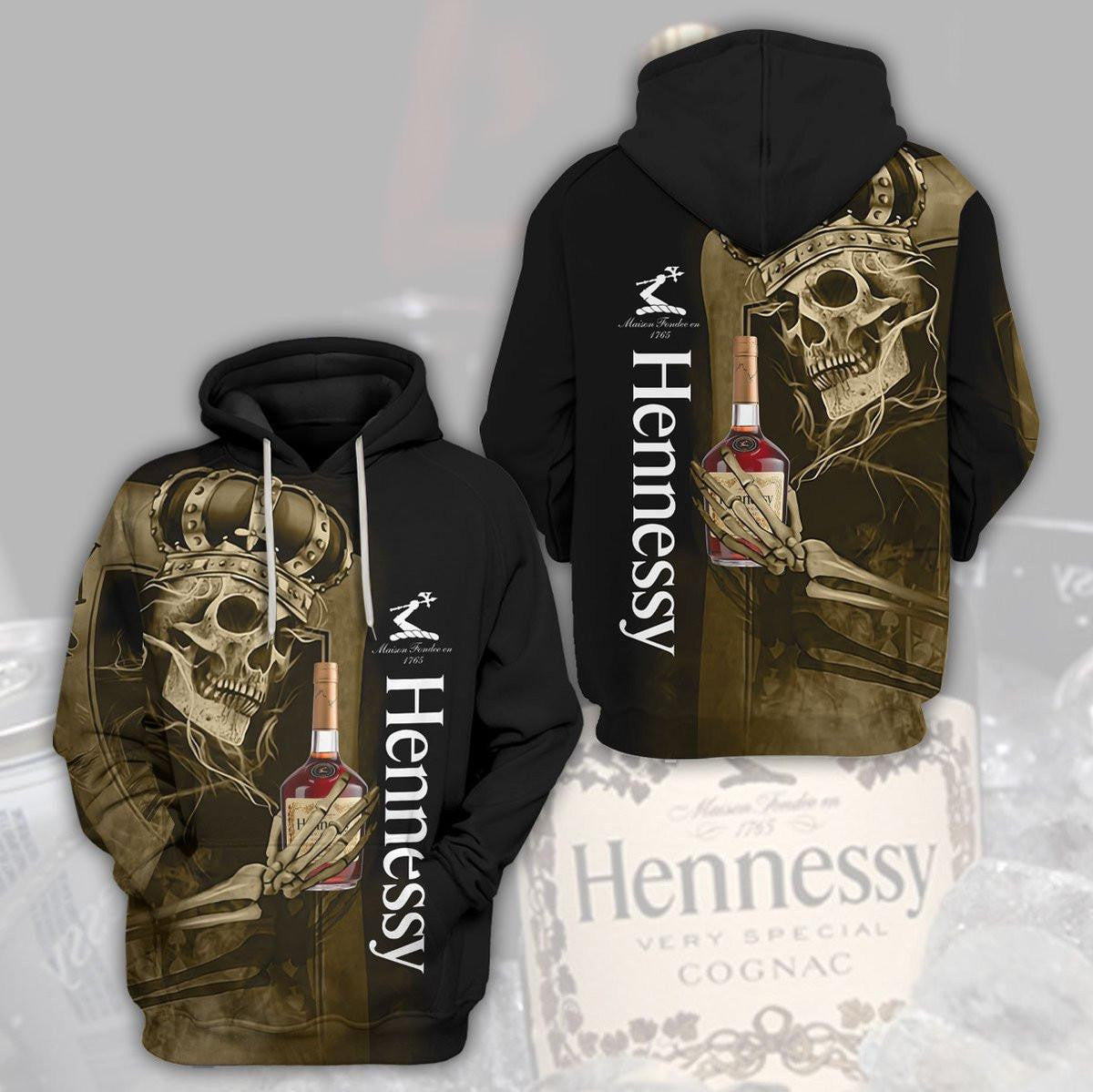 Hennessy Skull King Trending Hoodie 550