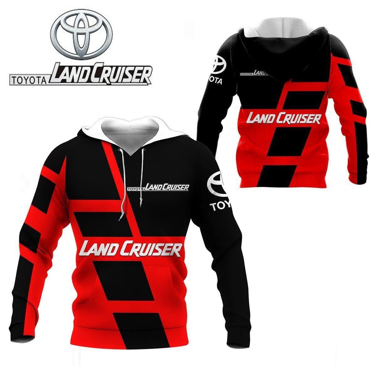 Toyota Land Cruiser Shirt Fan Gift 426, Stylist Unisex 3d Hoodie Zip Hoodie