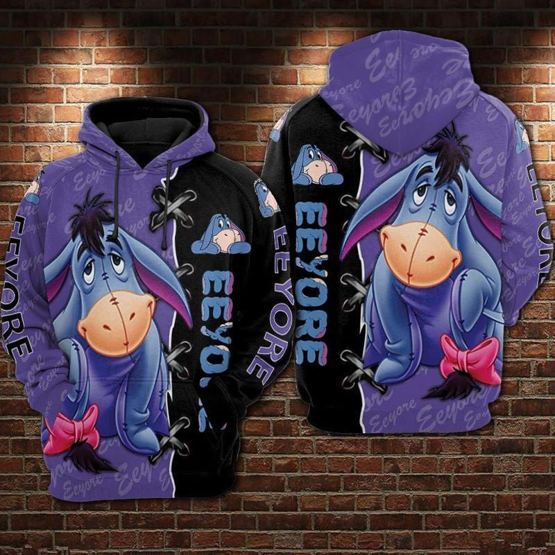 For Eeyore Lovers A Gentle Face 3d Hoodie