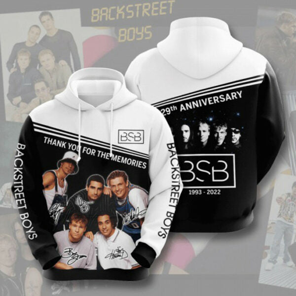 Backstreet Boys 29 Anniversary 1993 2025 Fan Gift, Backstreet Boys Band Aop Hoodie 1588