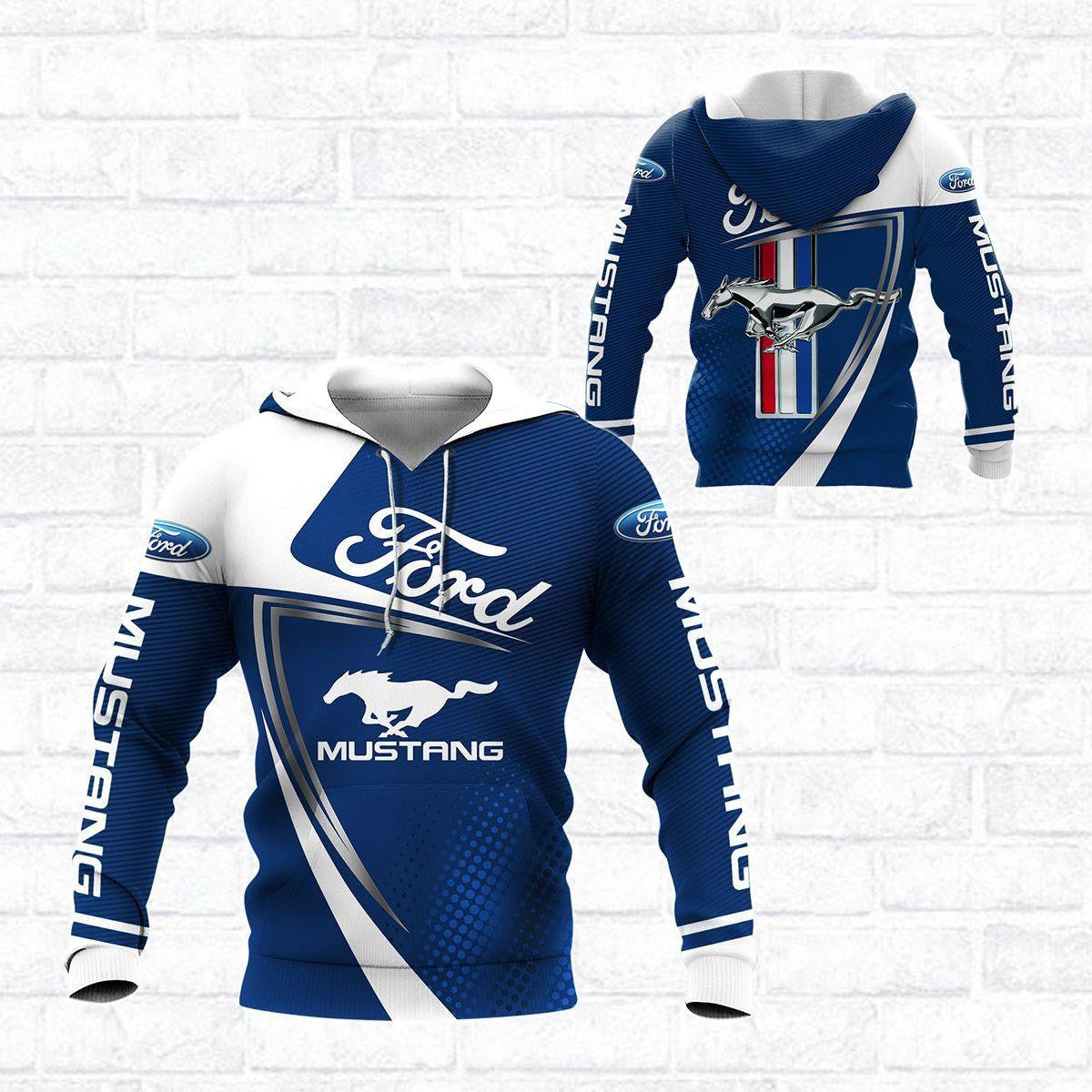 Ford Mustang Shelby Luxury Car 8k229 Fan Gift 3d Zip Hoodie Hoodie Ii0