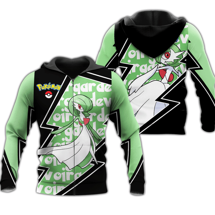 Gardevoir Pokemon Anime Manga For Men And Women 3d Hoodie Zip Hoodie