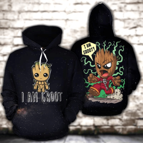 Groot,iam Groot Marvel Comics 2k548 Lover Gift ,groot All Over Print 3d Hoodie