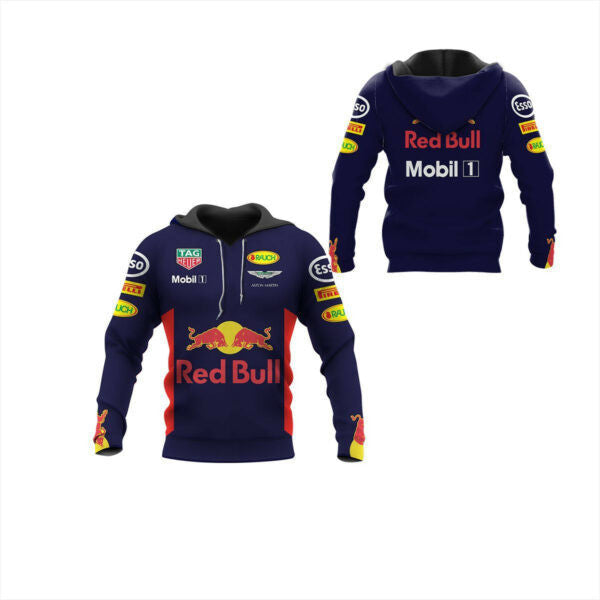 Red Bull Team Racing F1 8k62 Fan Gift 3d Zip Hoodie Hoodie Ii0 2670