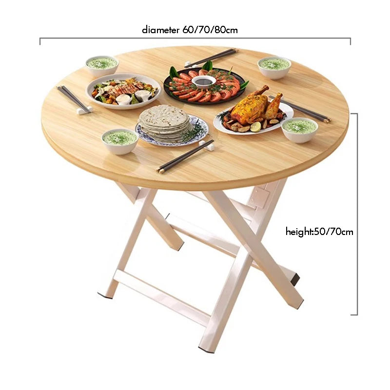 Foldable Dining Tables Side Portable Coffee Table Picnic Snack Table for Home Office Outdoor Camping