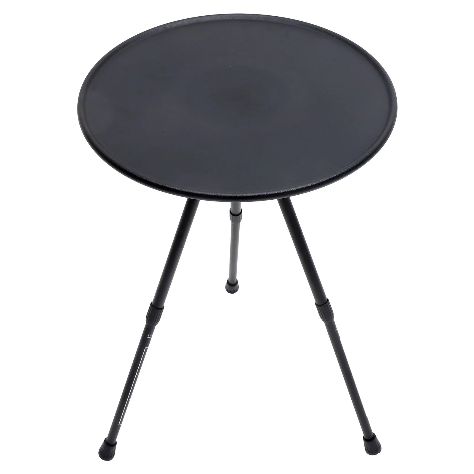 Folding Table Portable Beach Camping Metal Equipment Black Color Small Size Triangle Shape Outdoor Picnic BBQ Hiking