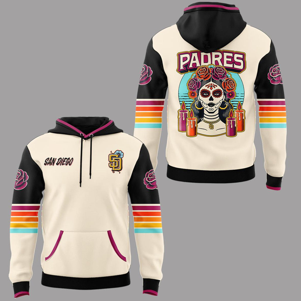 San Diego Padres City Connect 2026 Día de los Muertos Hoodie