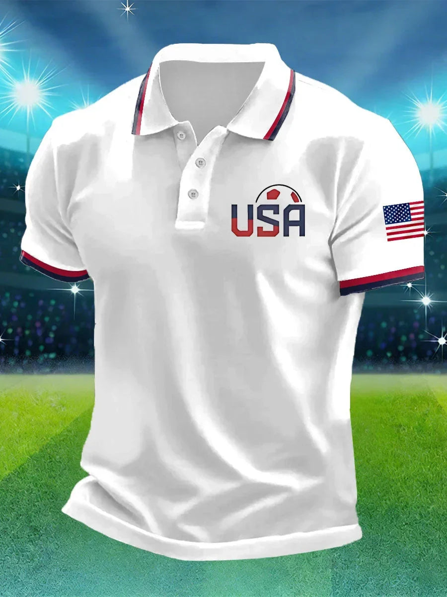 USA Soccer 2026 World Cup Polo Shirt Game Day Shirt Football Fans Gifts For Fans
