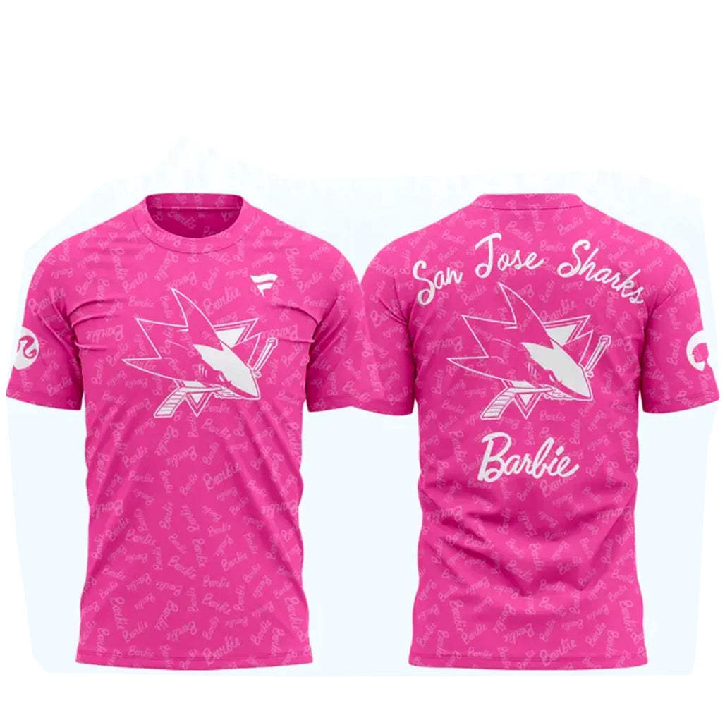San Jose Sharks x Barbie Game Day Shirt