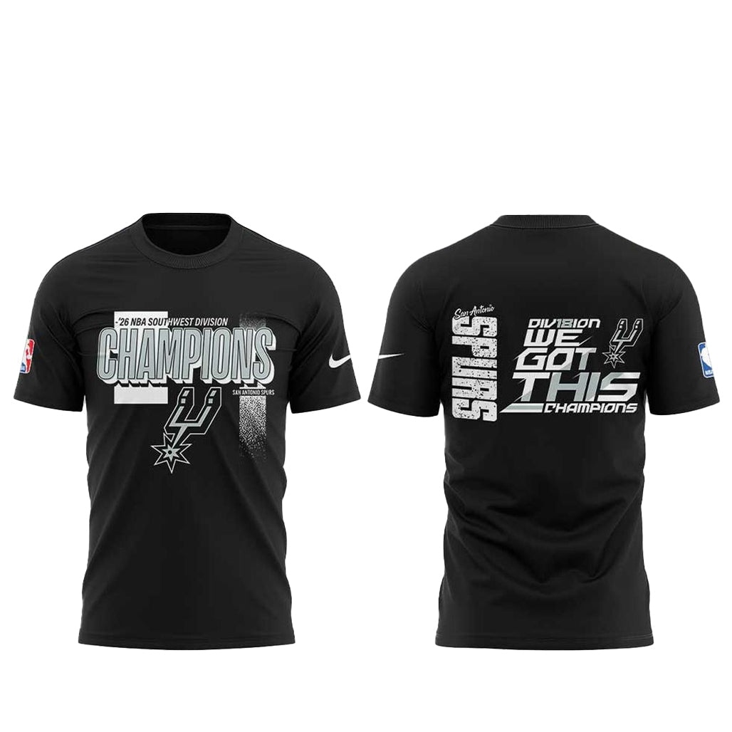 San Antonio Spurs 2026 Southwest Division We Got This Champions Shirt