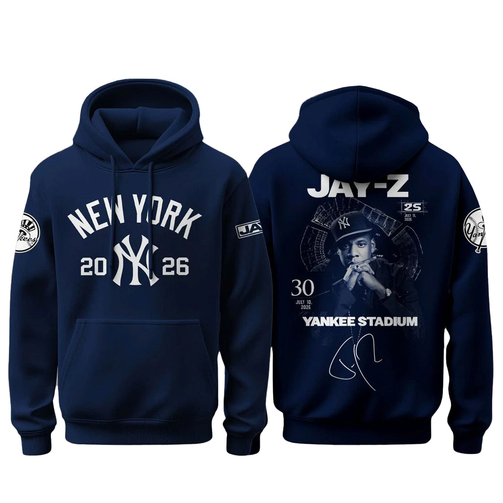 New York Yankees x Jay-Z Hometown Show 2026 Yankee Stadium Hoodie