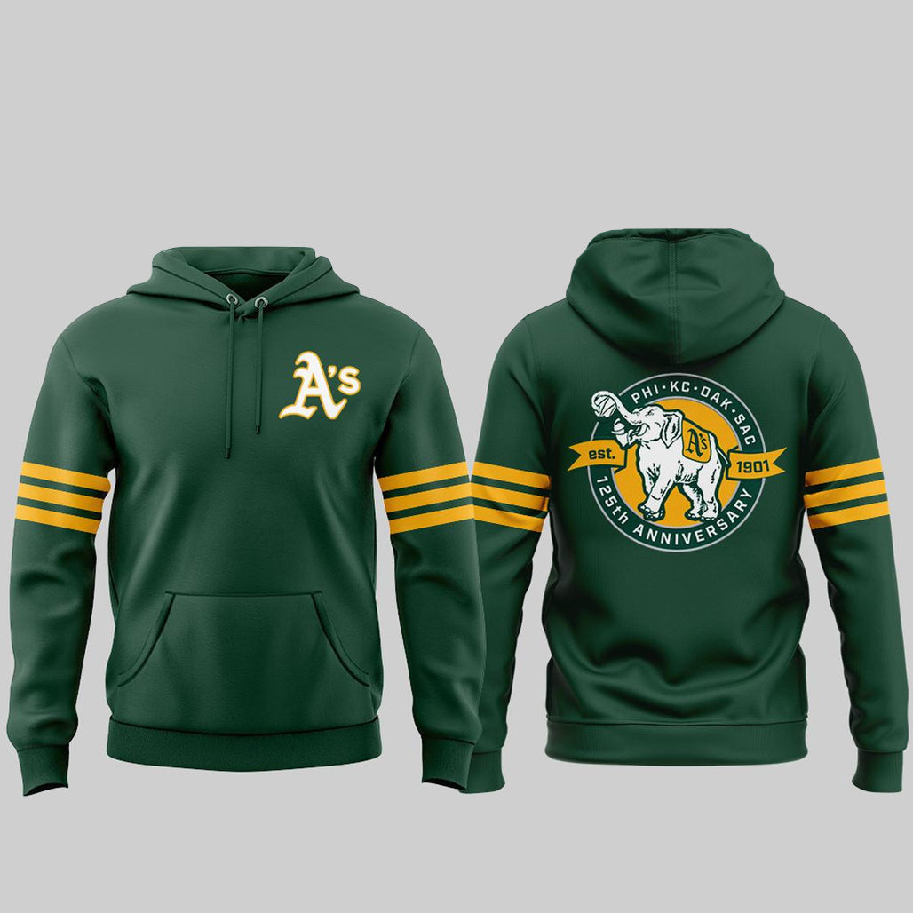 Oakland Athletics 2026 Celebrating Our 125th Anniversary Hoodie