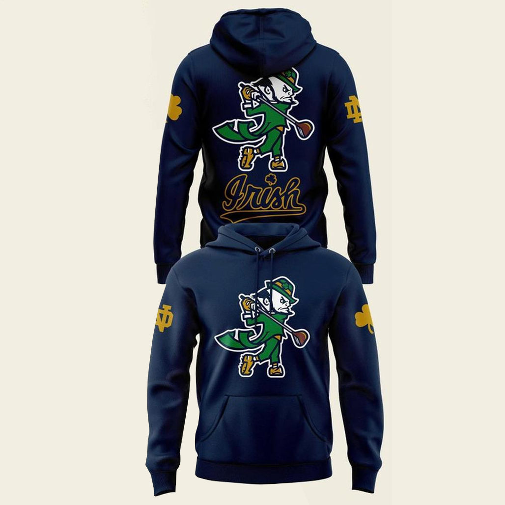Notre Dame Fighting Irish 2026 Men’s Golf Leprechaun Hoodie