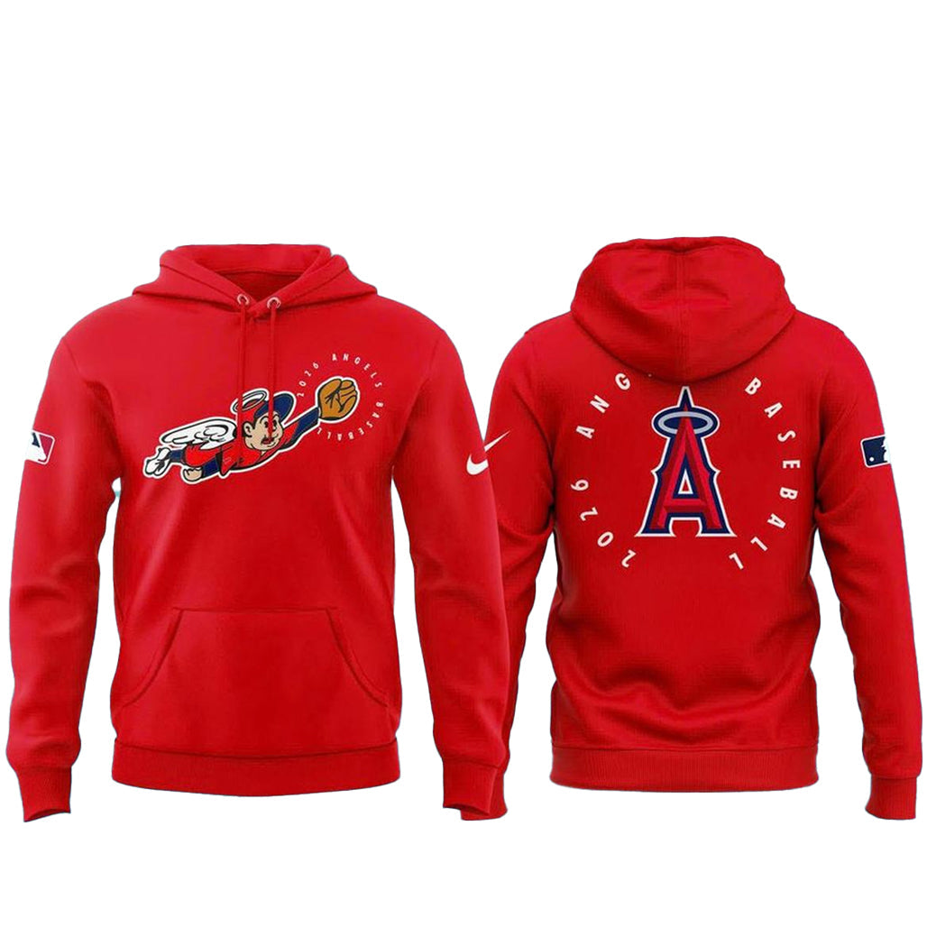 Los Angeles Angels Wings Up 2026 Rise Above Own the Game Hoodie