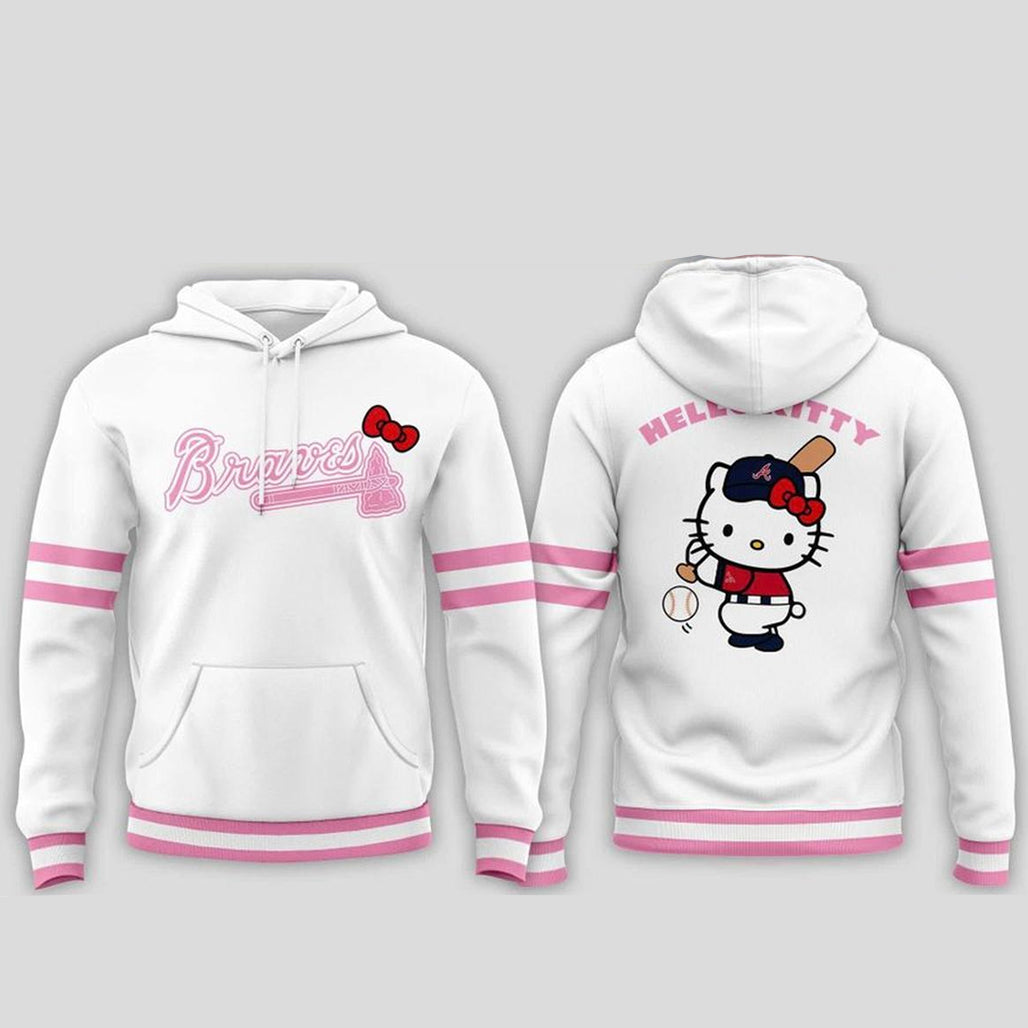 Atlanta Braves x Hello Kitty Day 2026 Hoodie