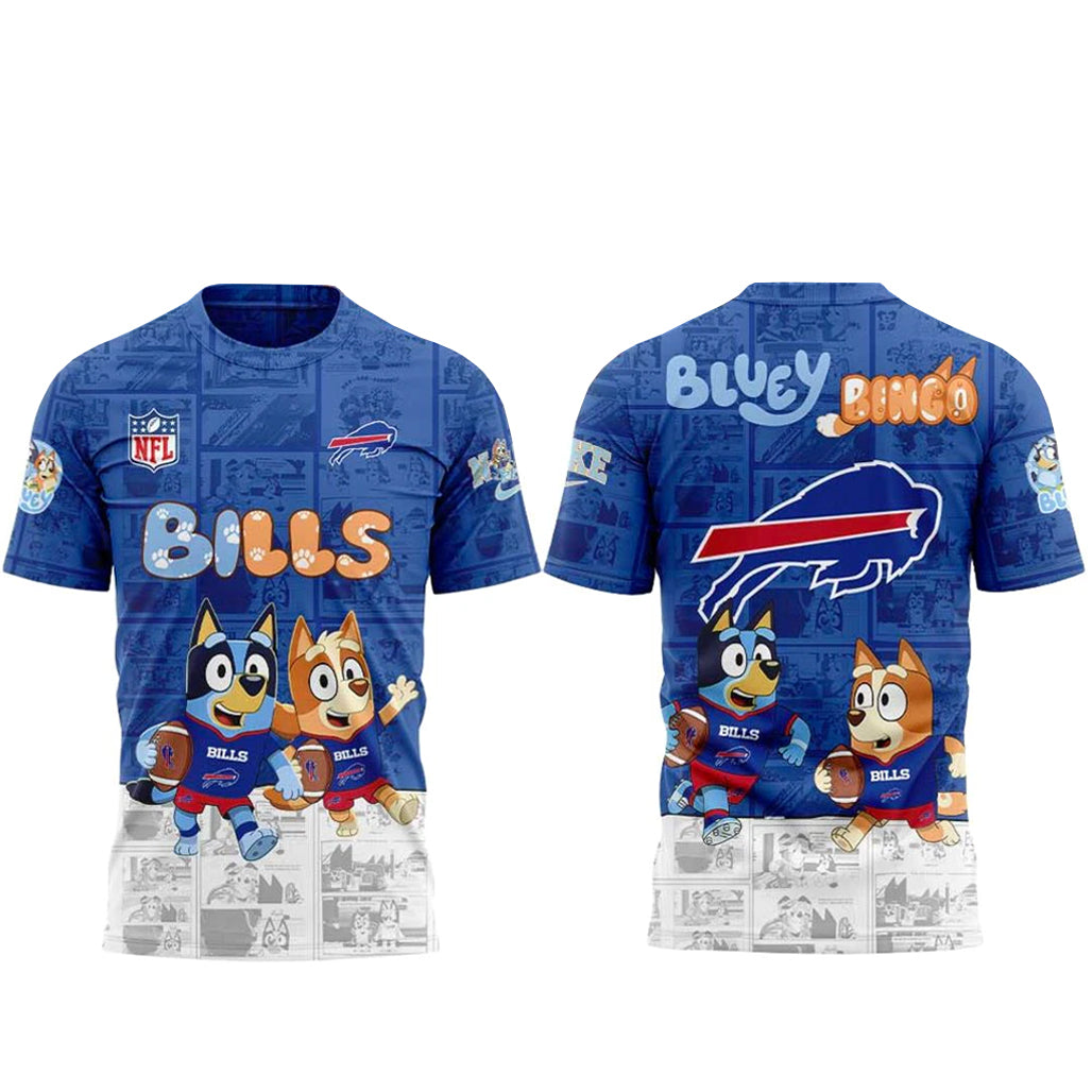 Buffalo Bills x Bluey and Bingo Shirt