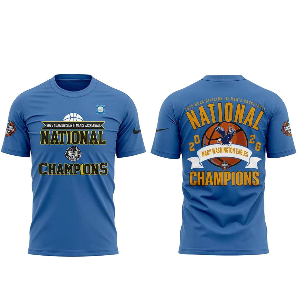UMW Men’s Basketball Claims 2026 NCAA Division III National Championship Shirt