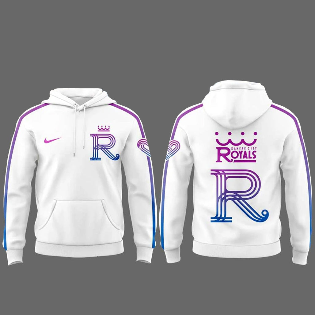 Kansas City Royals 2026 City Connect Stadium White Hoodie