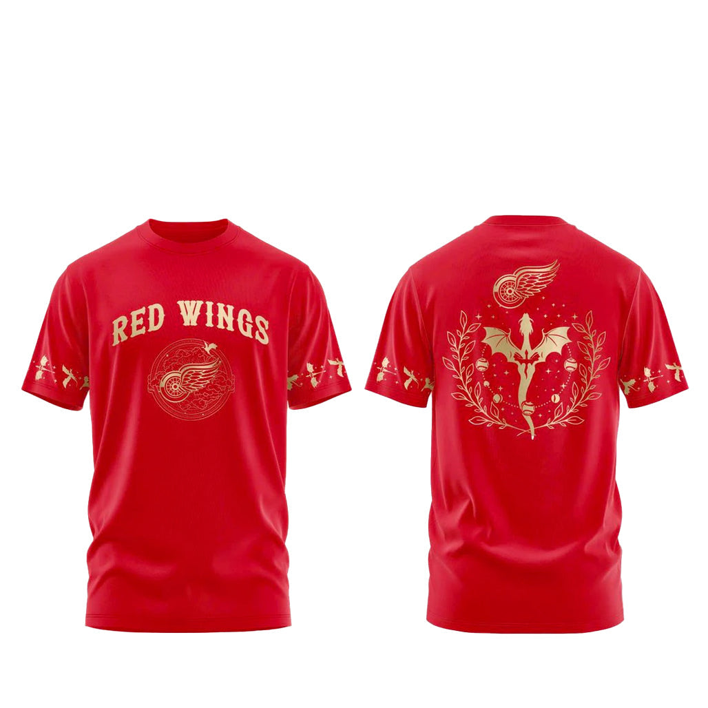 Detroit Red Wings Fourth Wing Night 2026 Shirt