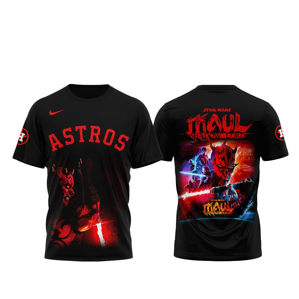 Houston Astros Star Wars Darth Maul Theme 2026 T-Shirt