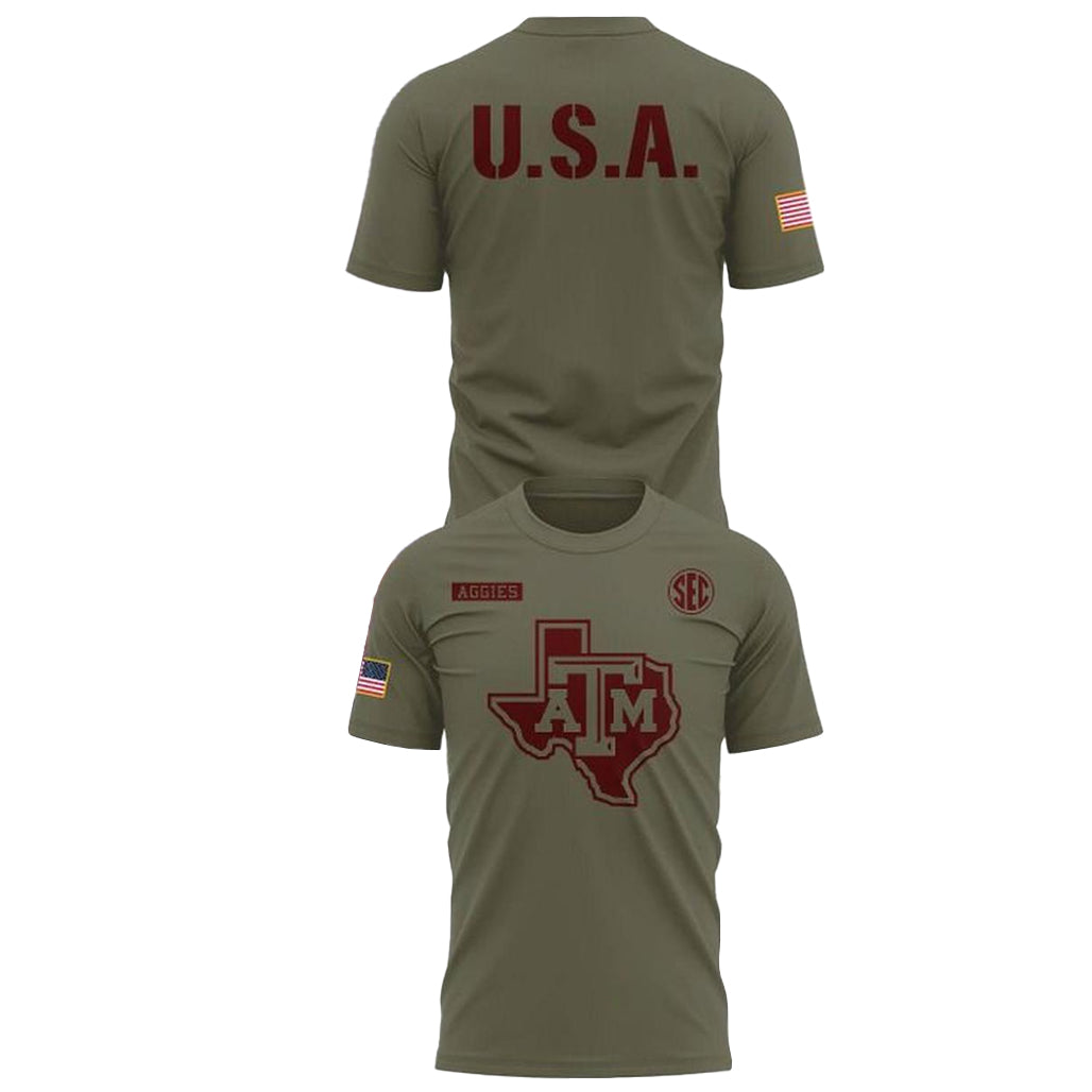Texas A&amp;M Aggies Military Appreciation Shirt