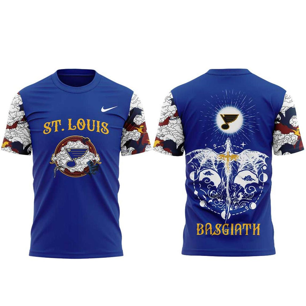 St. Louis Blues Fourth Wings 2026 Basgiath Night Shirt