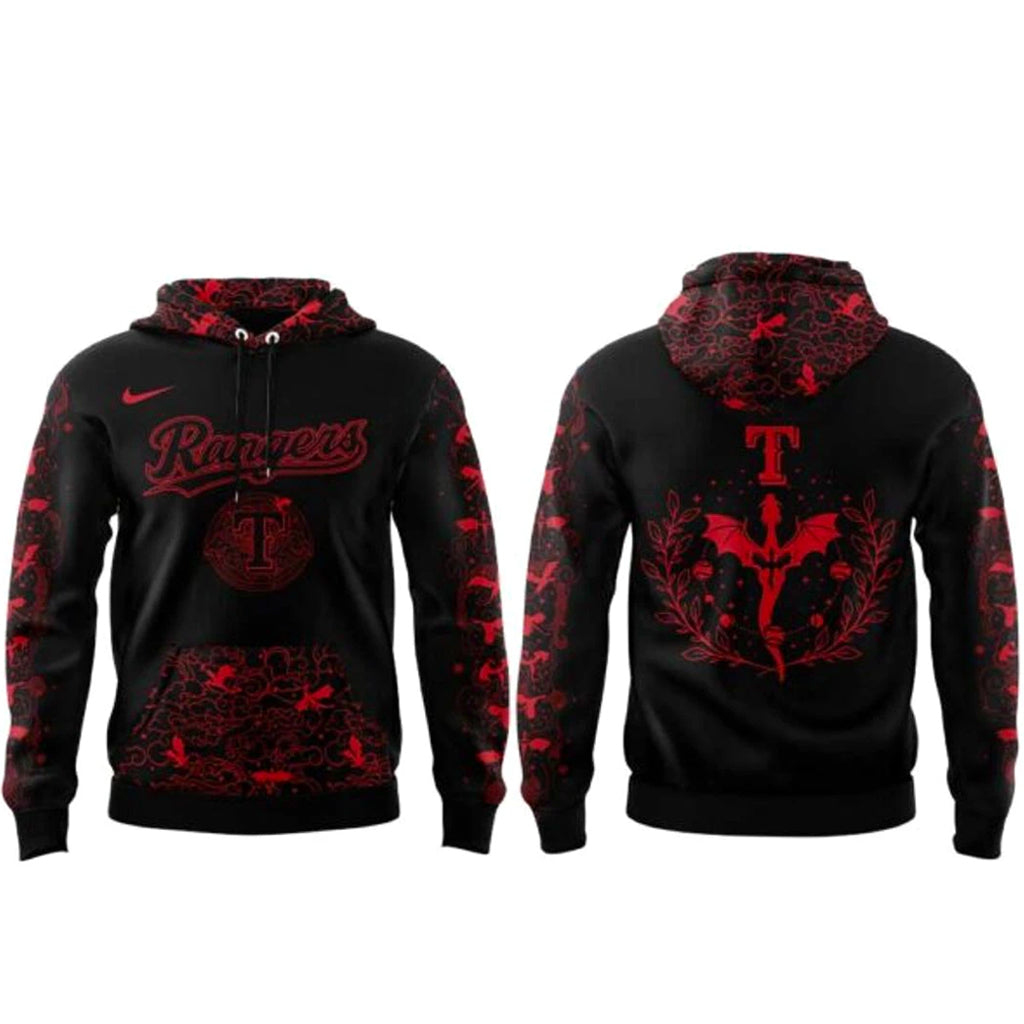 Texas Rangers Fourth Wings Night Hoodie