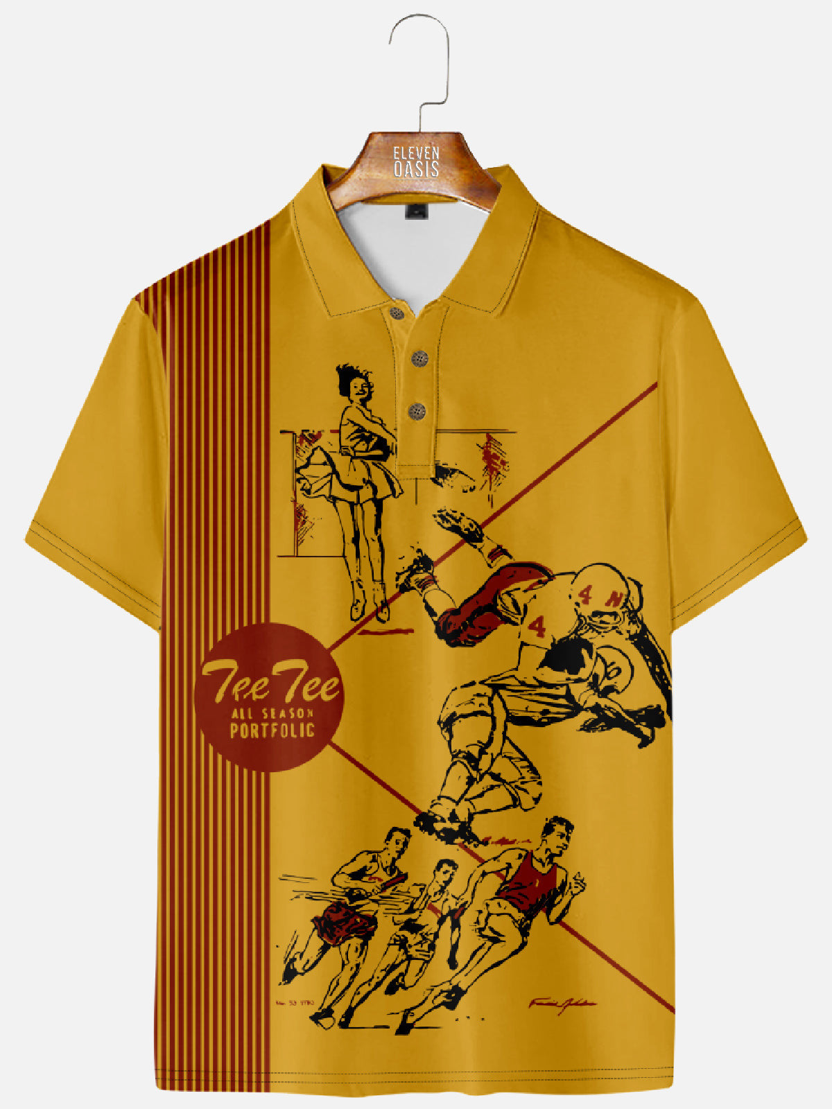Pee Chee Folder Front Cover Polo Shirt