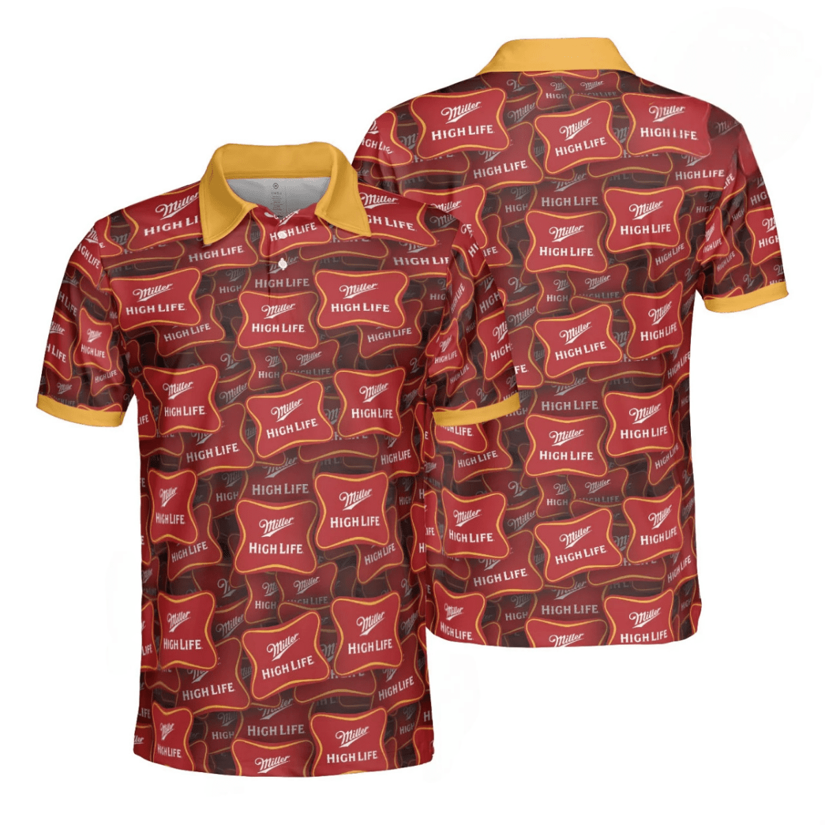 Miller High Life Polo Shirt