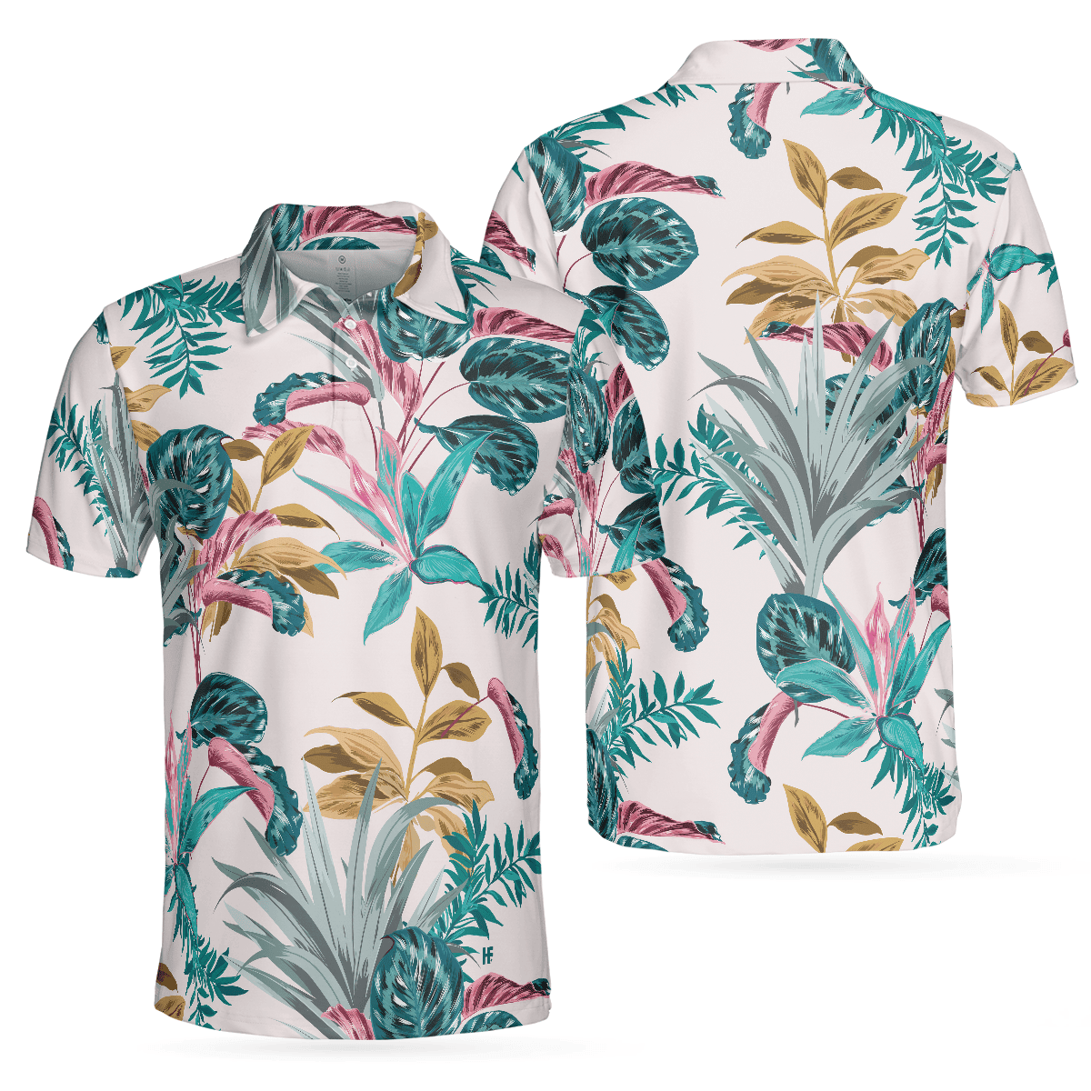 Exotic Tropical Plants Tropical Themed Polo Shirt