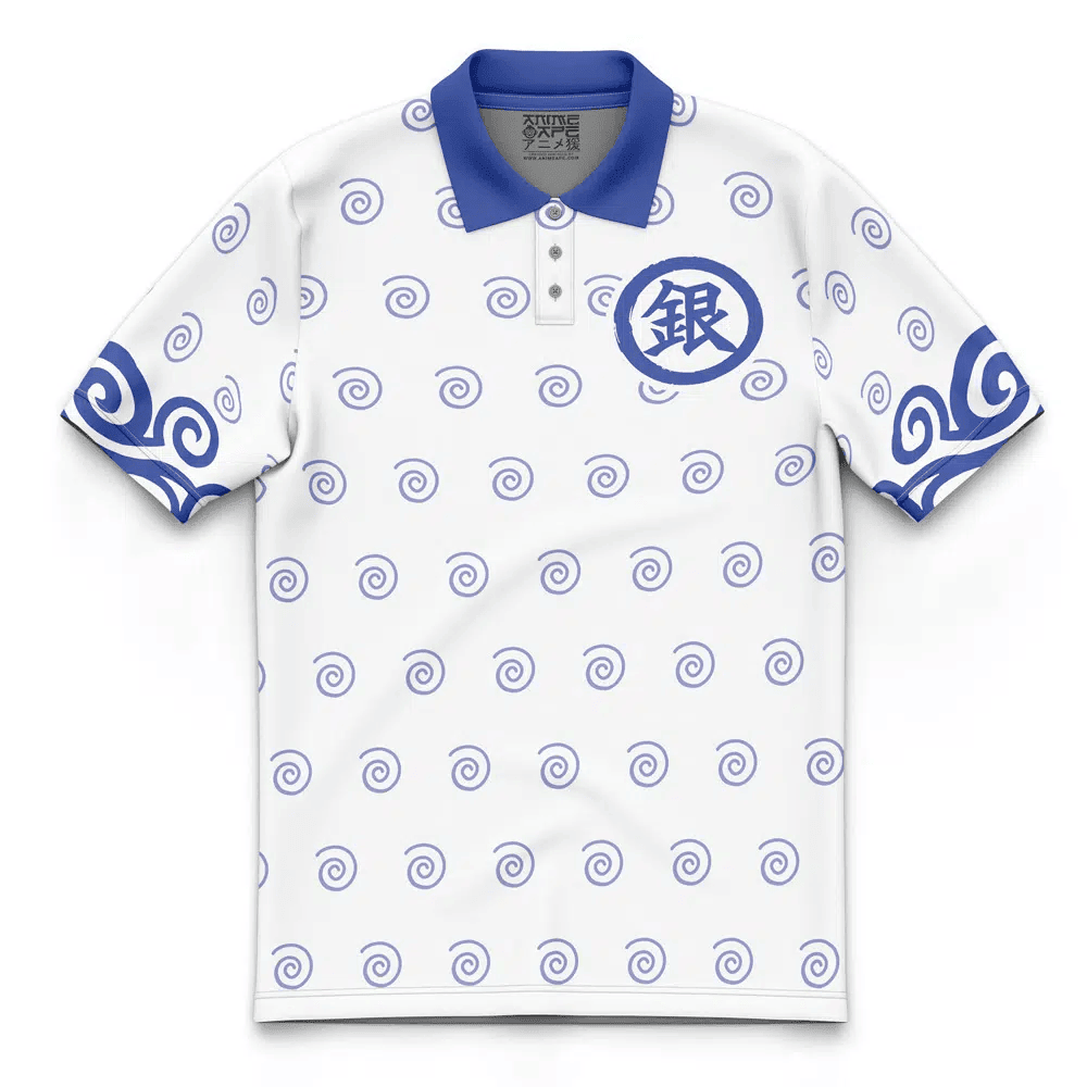 Gintama Pattern Gintama Polo Shirt