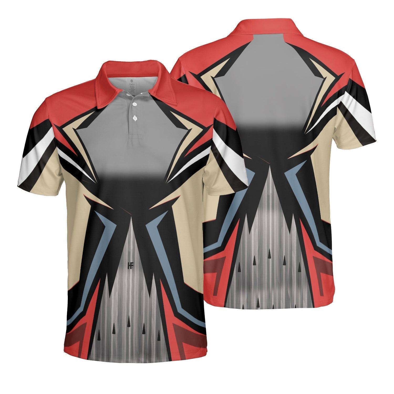 Bowling Red Polo Shirt