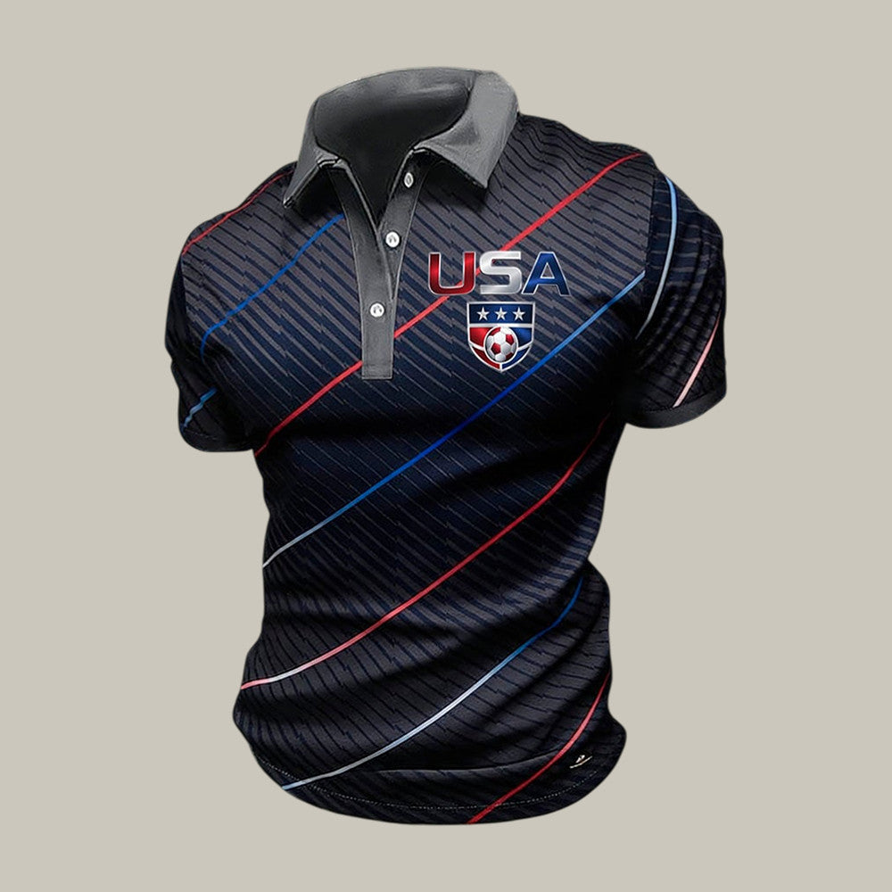 USA FIFA Club World Cup Bracket Polo Shirt 2026 World Cup Merch Great Gift For Father