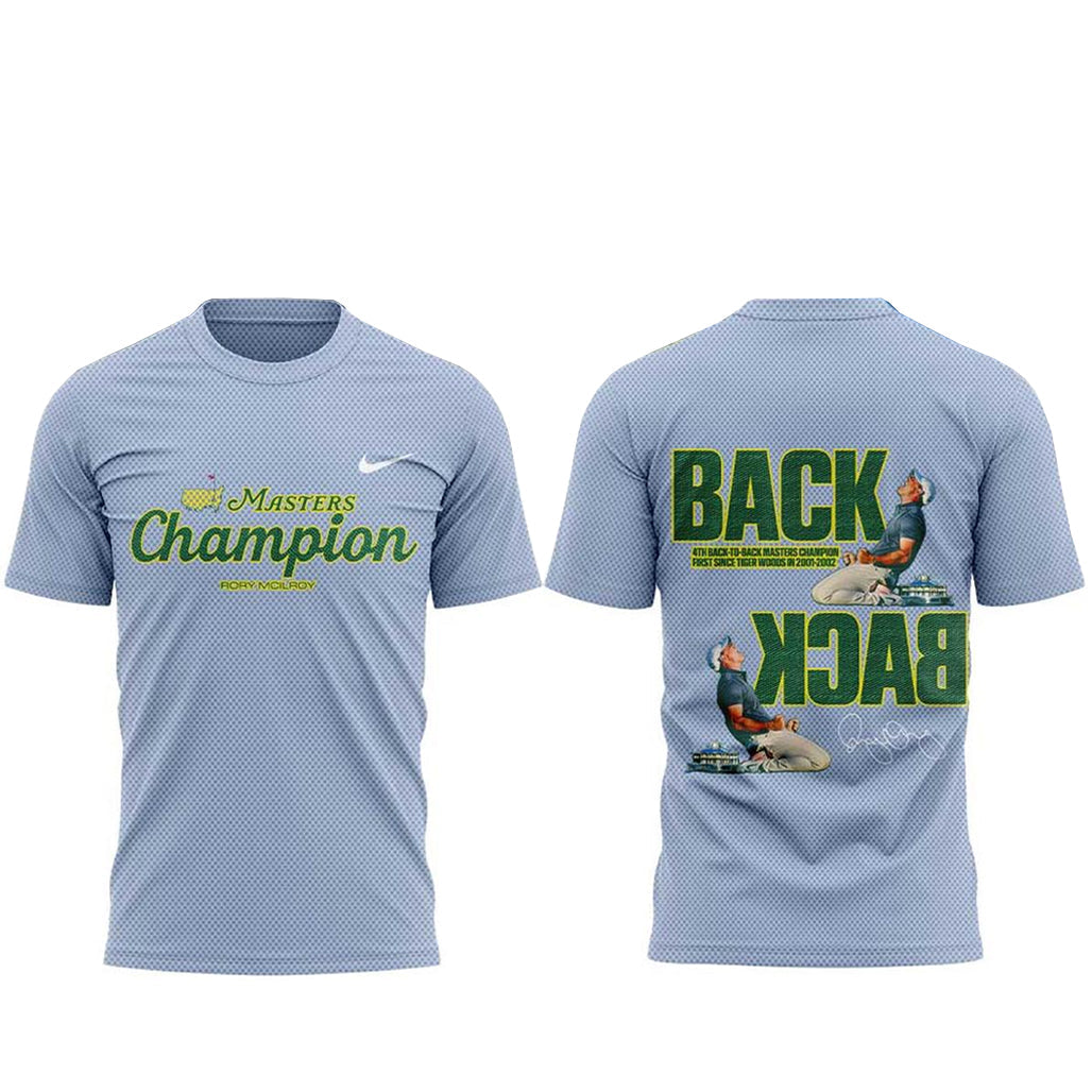 Rory McIlroy Masters Tournament Champion 2026 Shirt