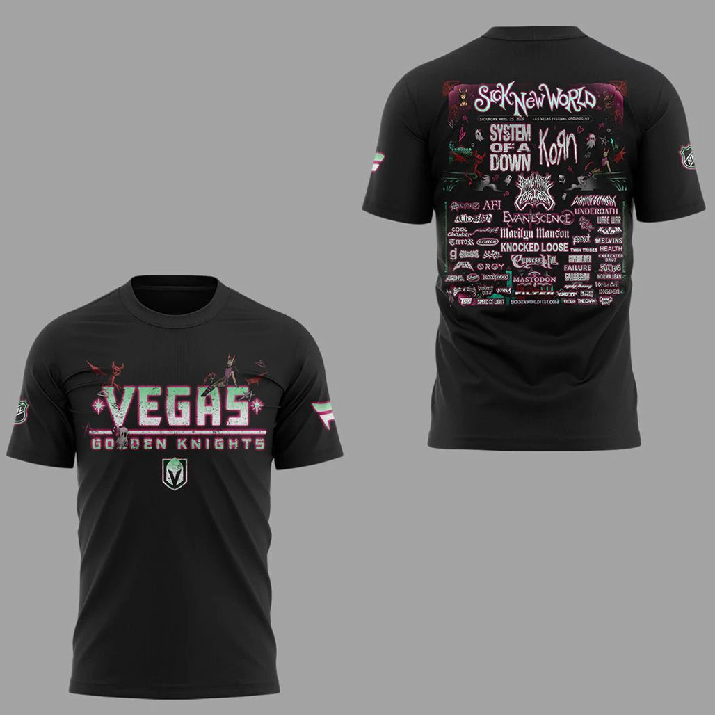 Vegas Golden Knights x Sick New World Shirt