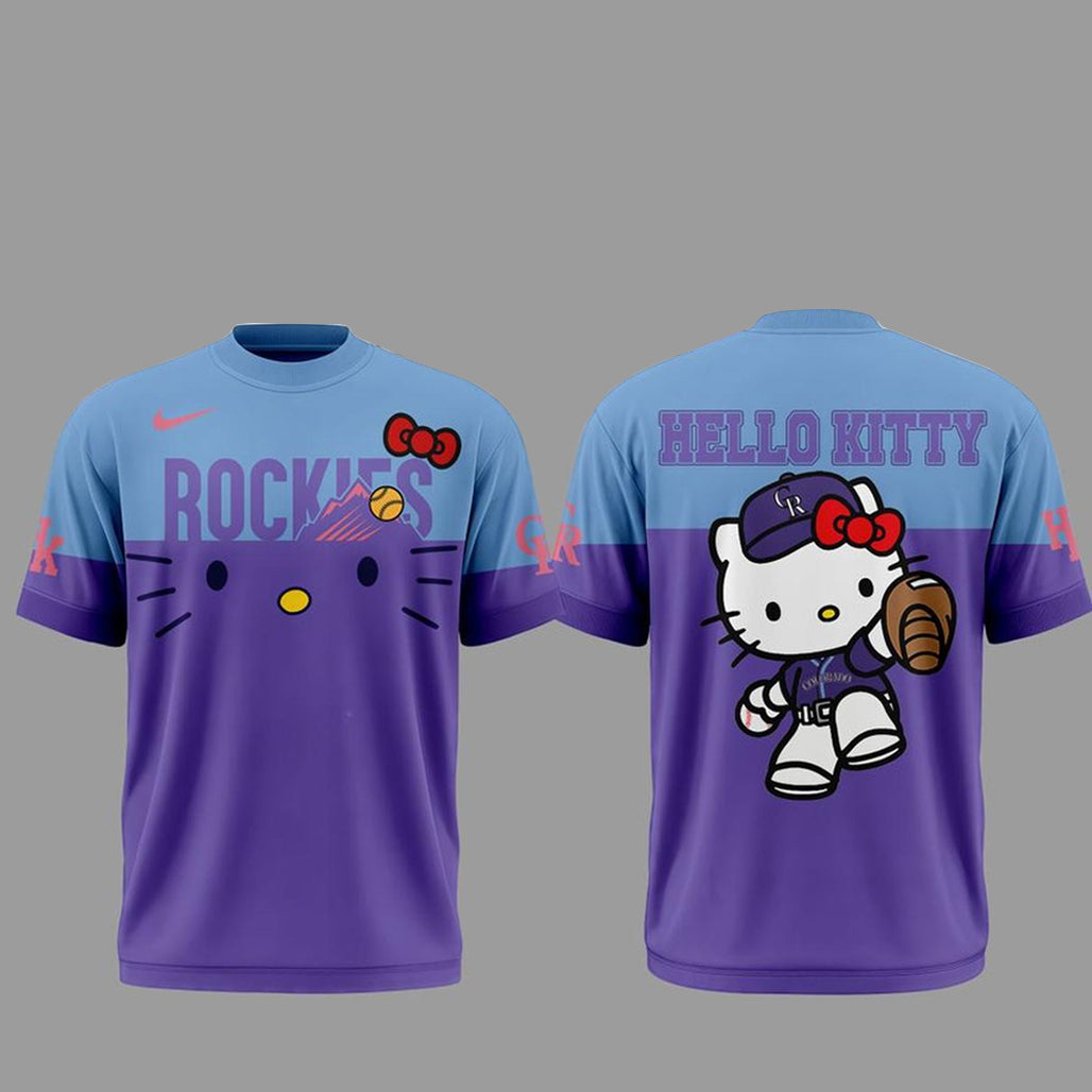 Colorado Rockies x Hello Kitty Purple 2026 Shirt